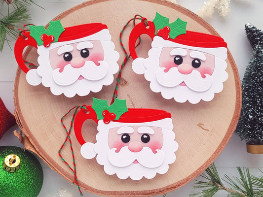 Make Something Beautiful®️-Santa Christmas Gift Tags-Cardstock Warehouse