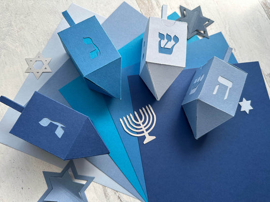 Make Something Beautiful®️-3D Dreidel Treat Boxes-Cardstock Warehouse