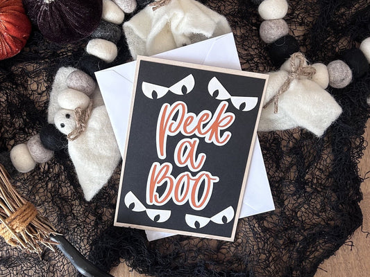 Make Something Beautiful®️-Peek a Boo Halloween Card-Cardstock Warehouse