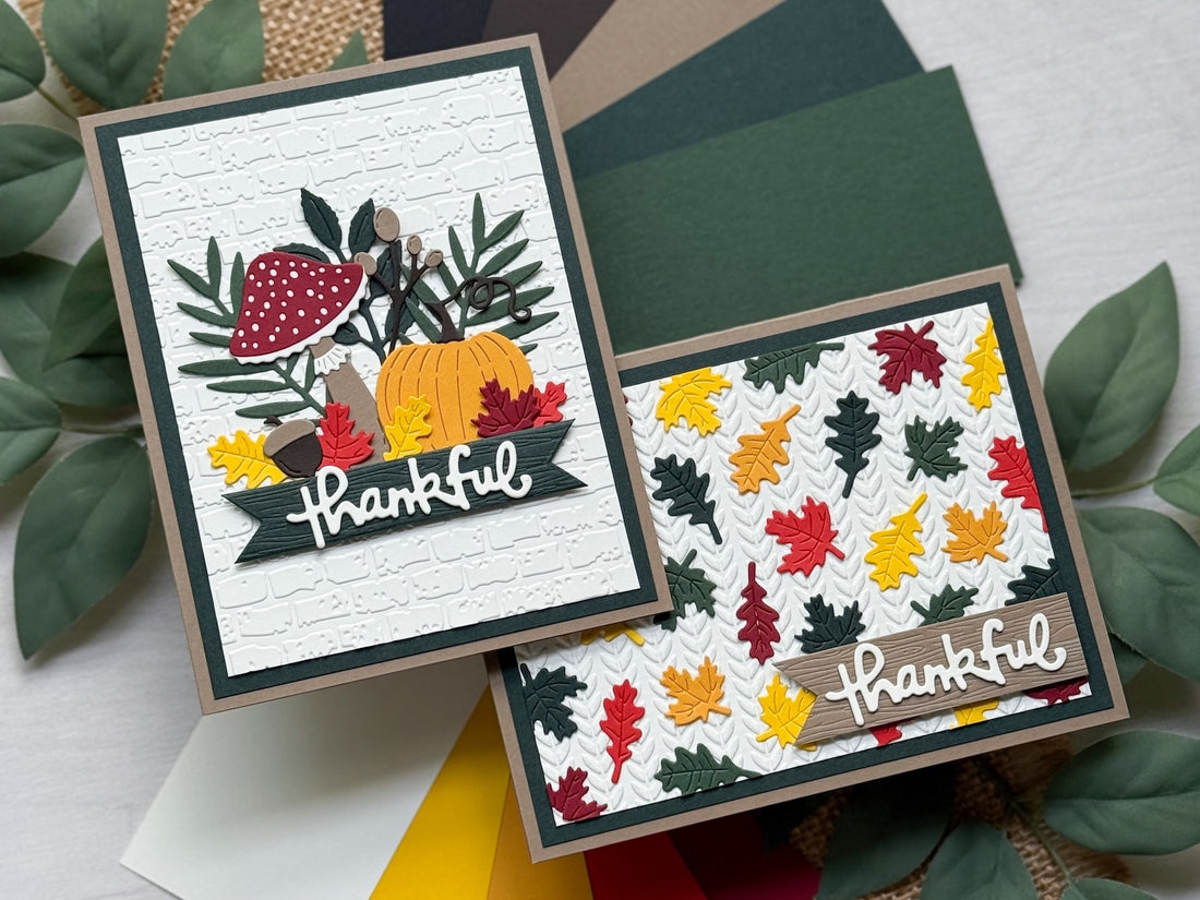 Autumn Multipack Fall Foliage Handmade Cards