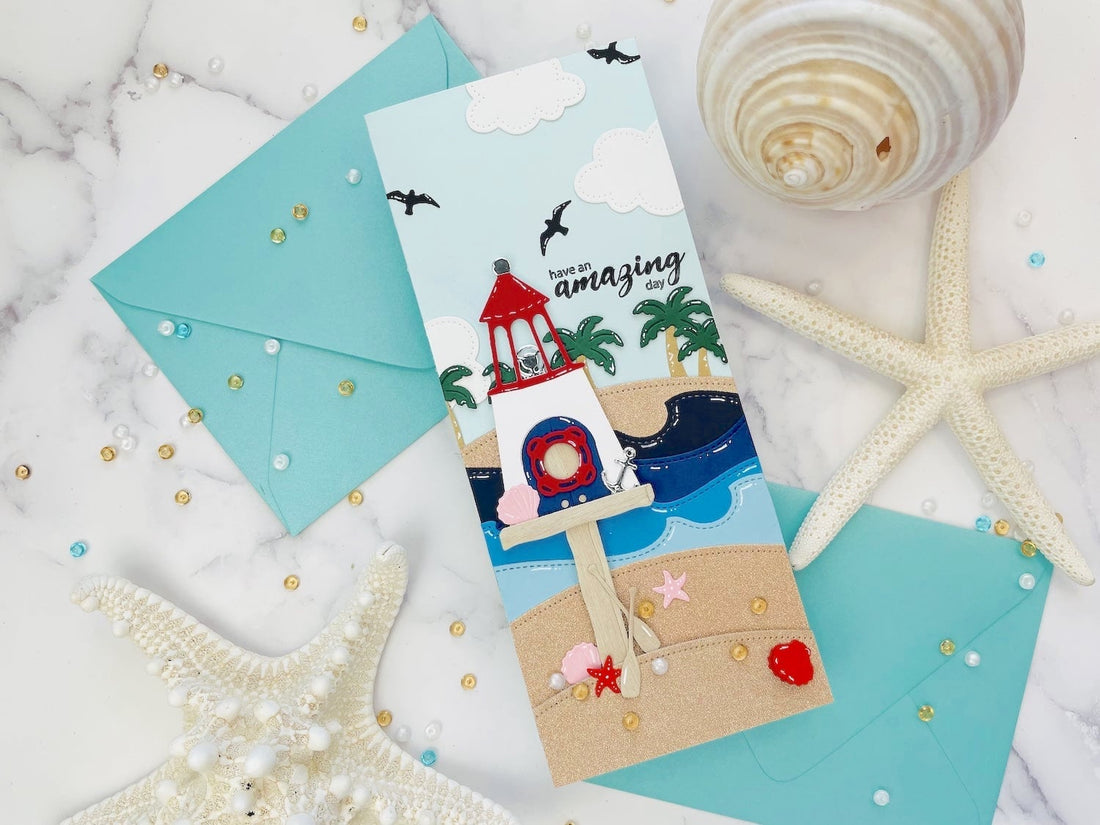 Beachy Birdhouse Card