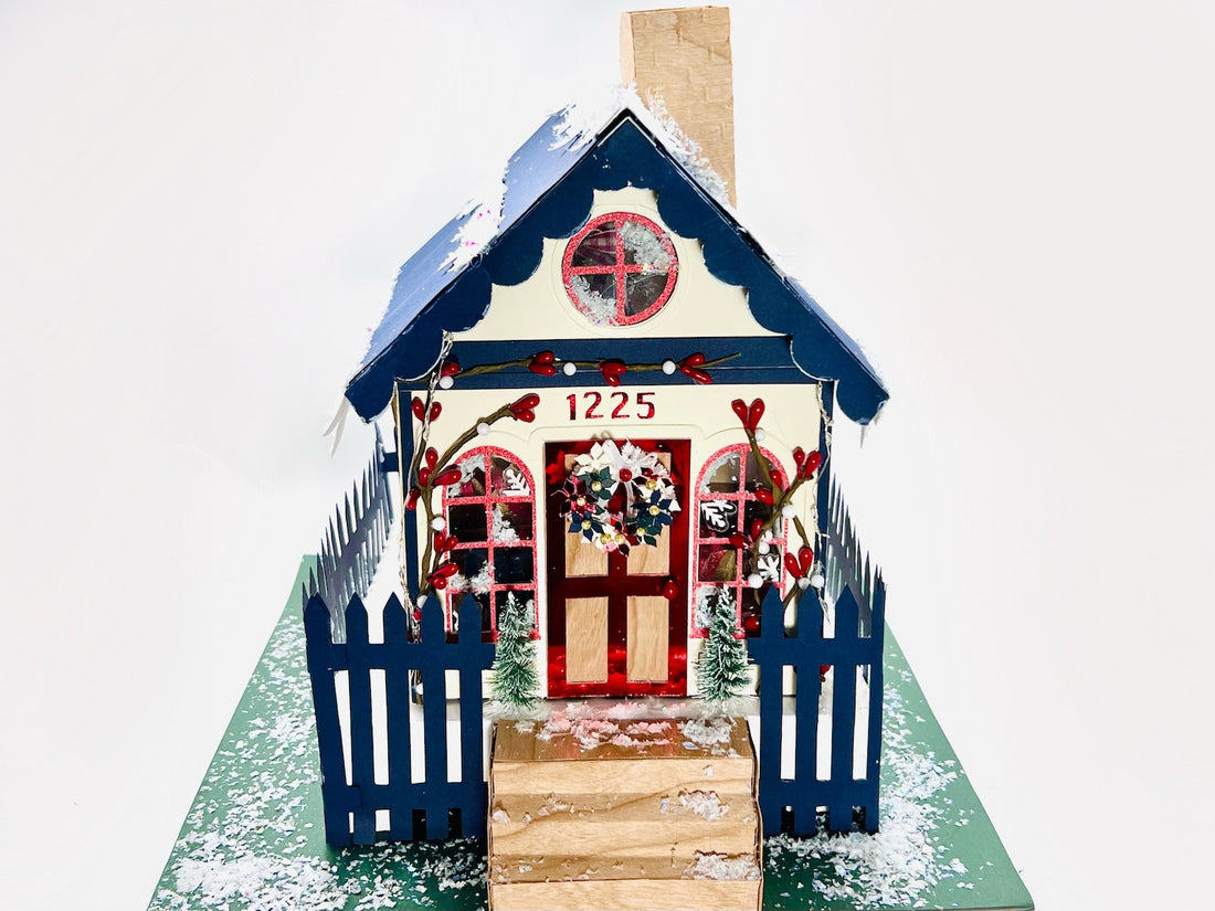 3D Paper Christmas House