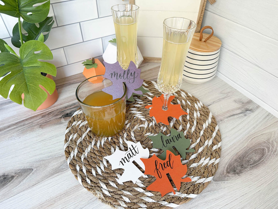 Thanksgiving Leaf Drink Markers