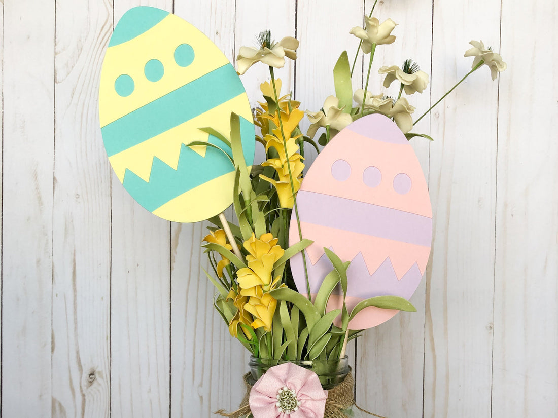 Paper Easter Egg Centerpieces