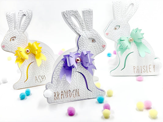 Make Something Beautiful®️-Easter Bunny Place Cards-Cardstock Warehouse