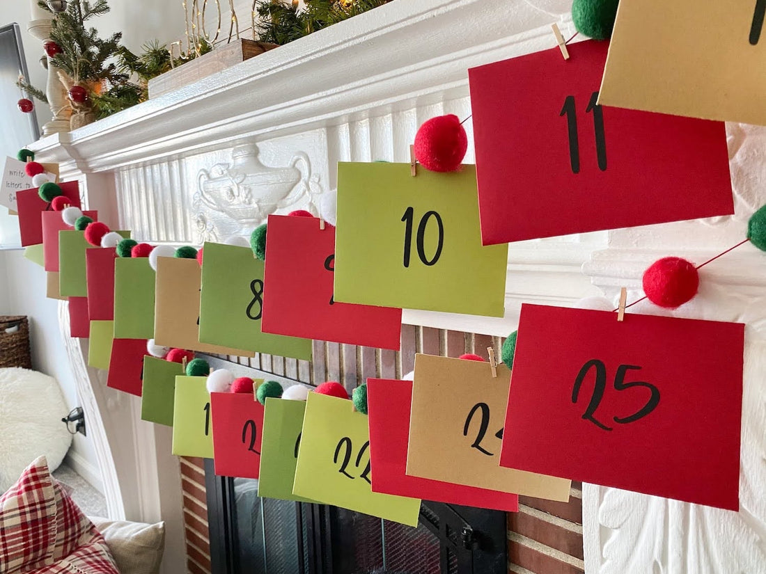 DIY Christmas Envelope Advent Banner