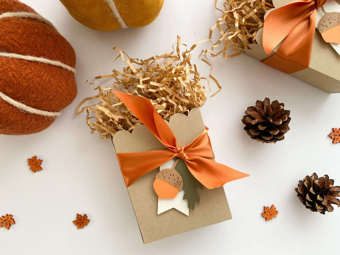 Kraft Paper Mini Autumn Gift Bags