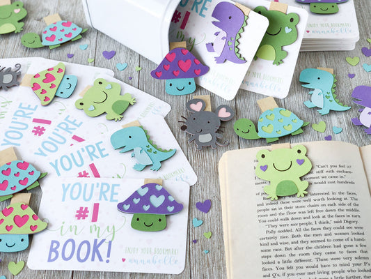 DIY Magnetic Valentine Bookmarks