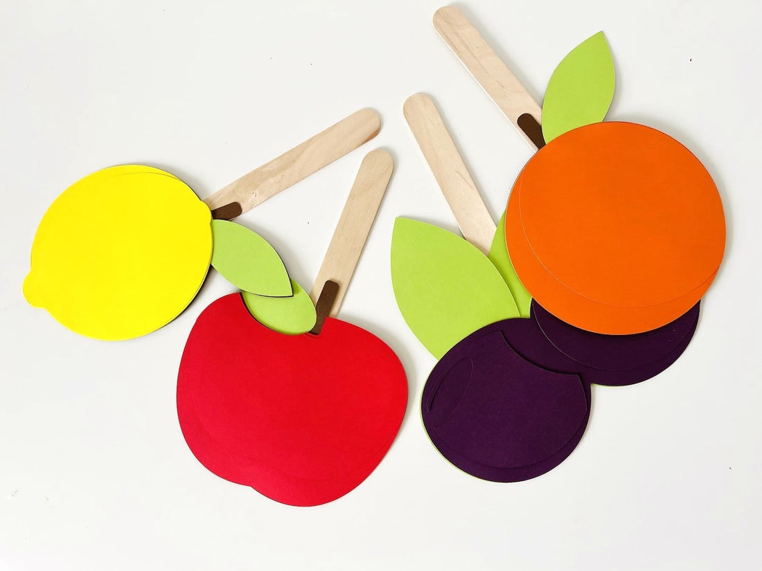 Paper Fruit Shaped Fans