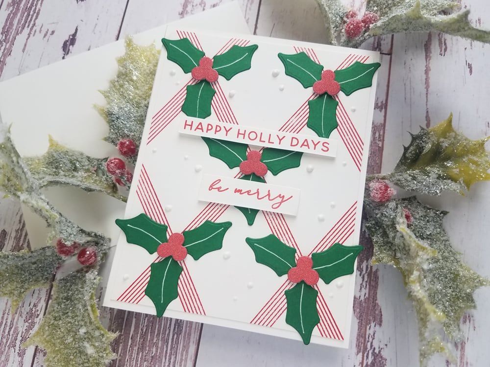 Happy Holly Days Card