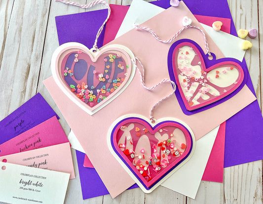 Valentine Heart Shaker Tags