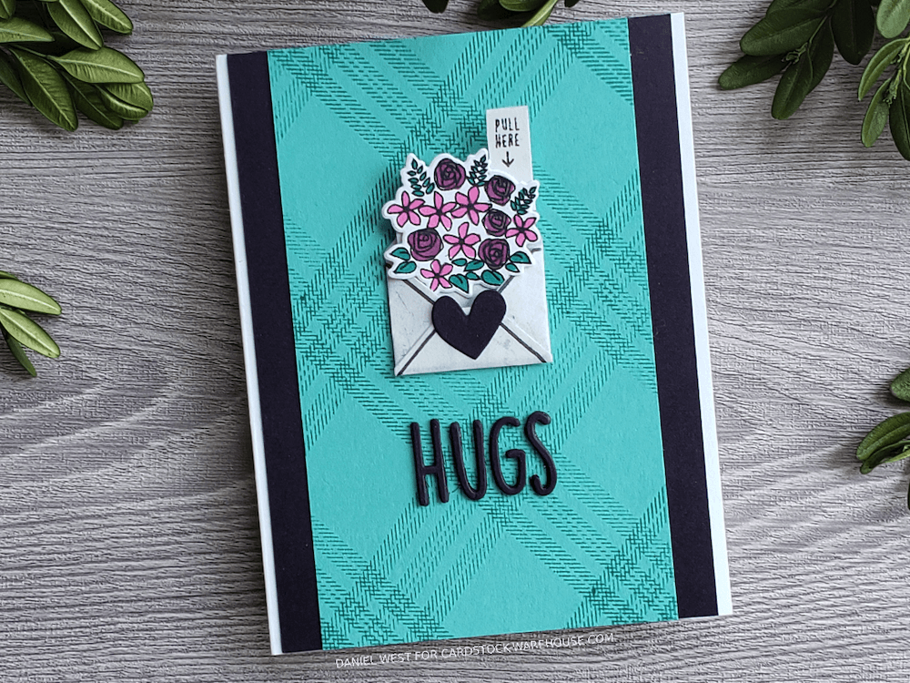 Die Cut Pocket Slide Bouquet Card