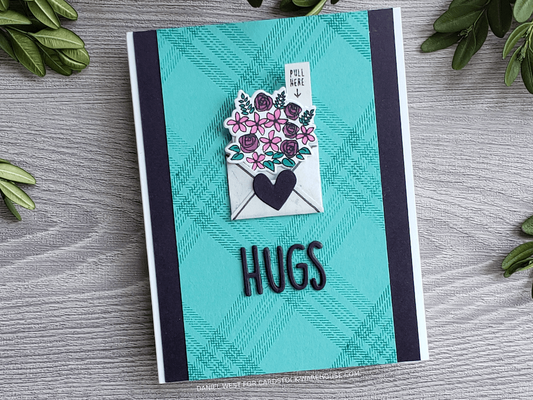 Die Cut Pocket Slide Bouquet Card