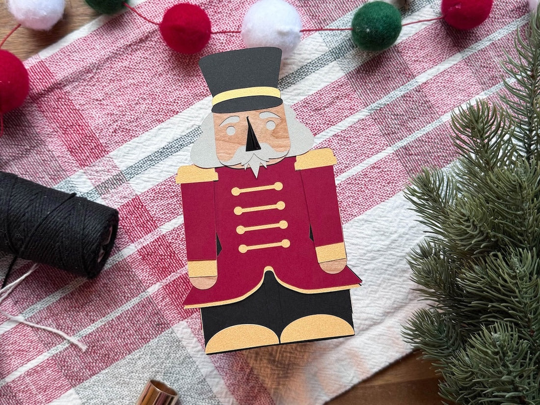 3D Nutcracker Christmas Box