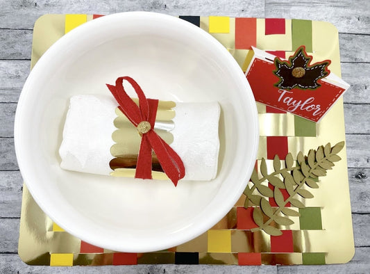 Autumn Table Place Setting