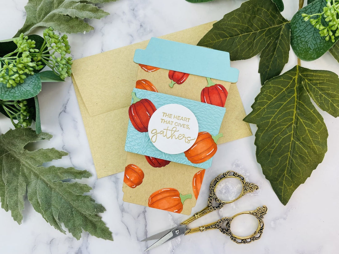 Pumpkin Spice Coffee Cup Card