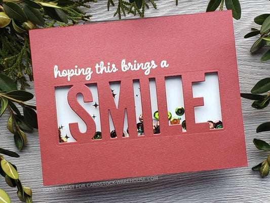 DIY Smile Shaker Card