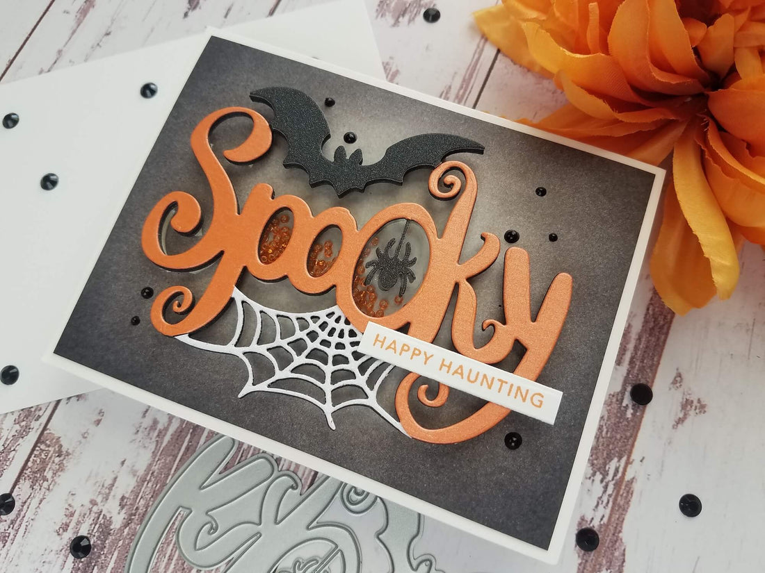 Spooky Halloween Shaker Card