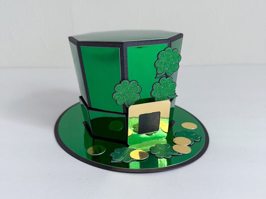 Leprechaun Hat 3D Paper Gift Box