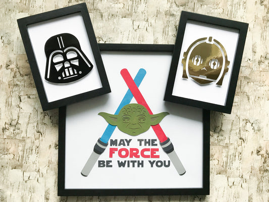 Star Wars Day Paper Wall Art