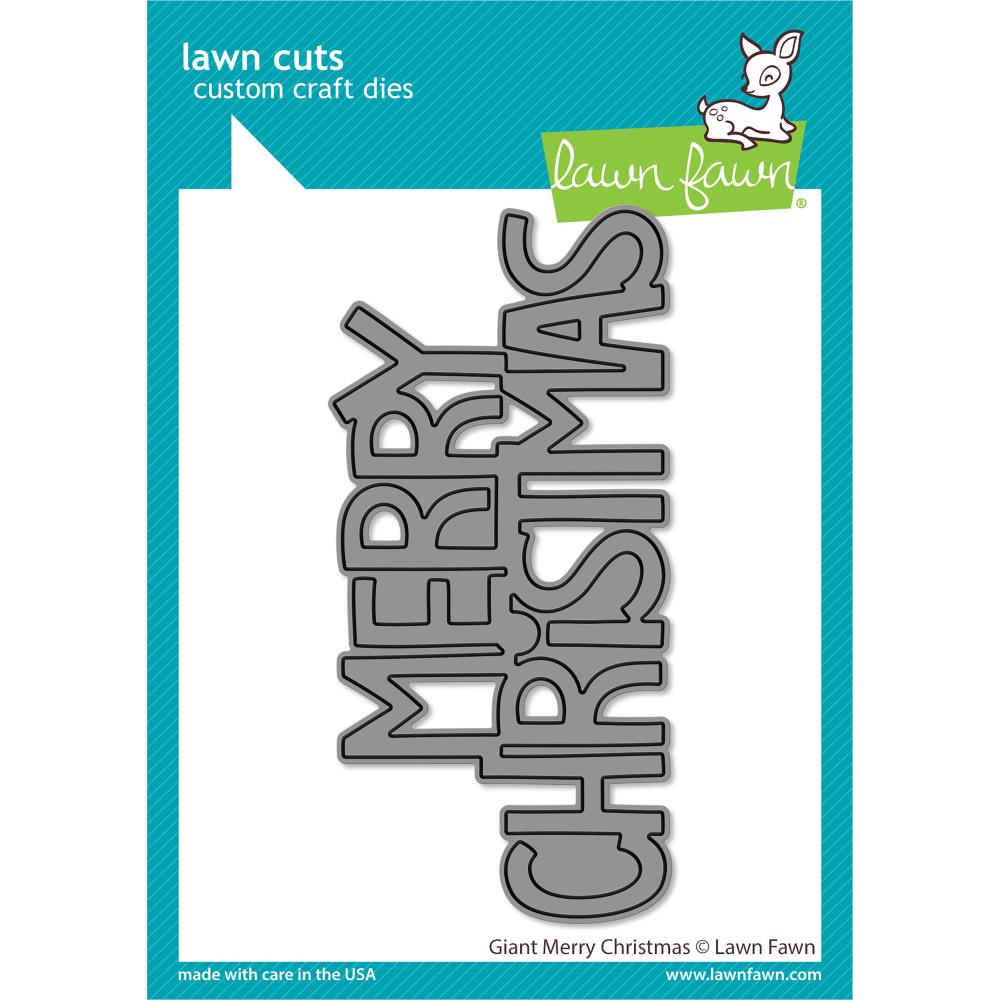 Lawn Cuts Custom Craft Die - Merry Christmas