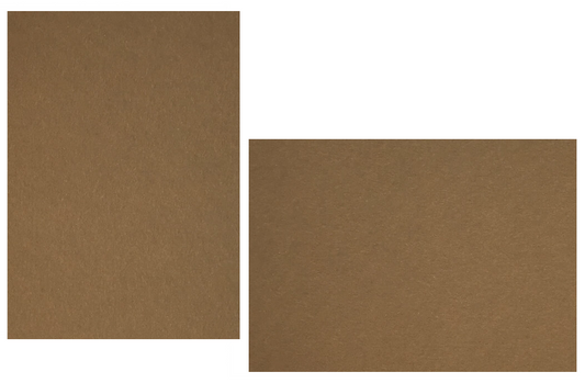 Brown Flat Cards-Cardstock Warehouse