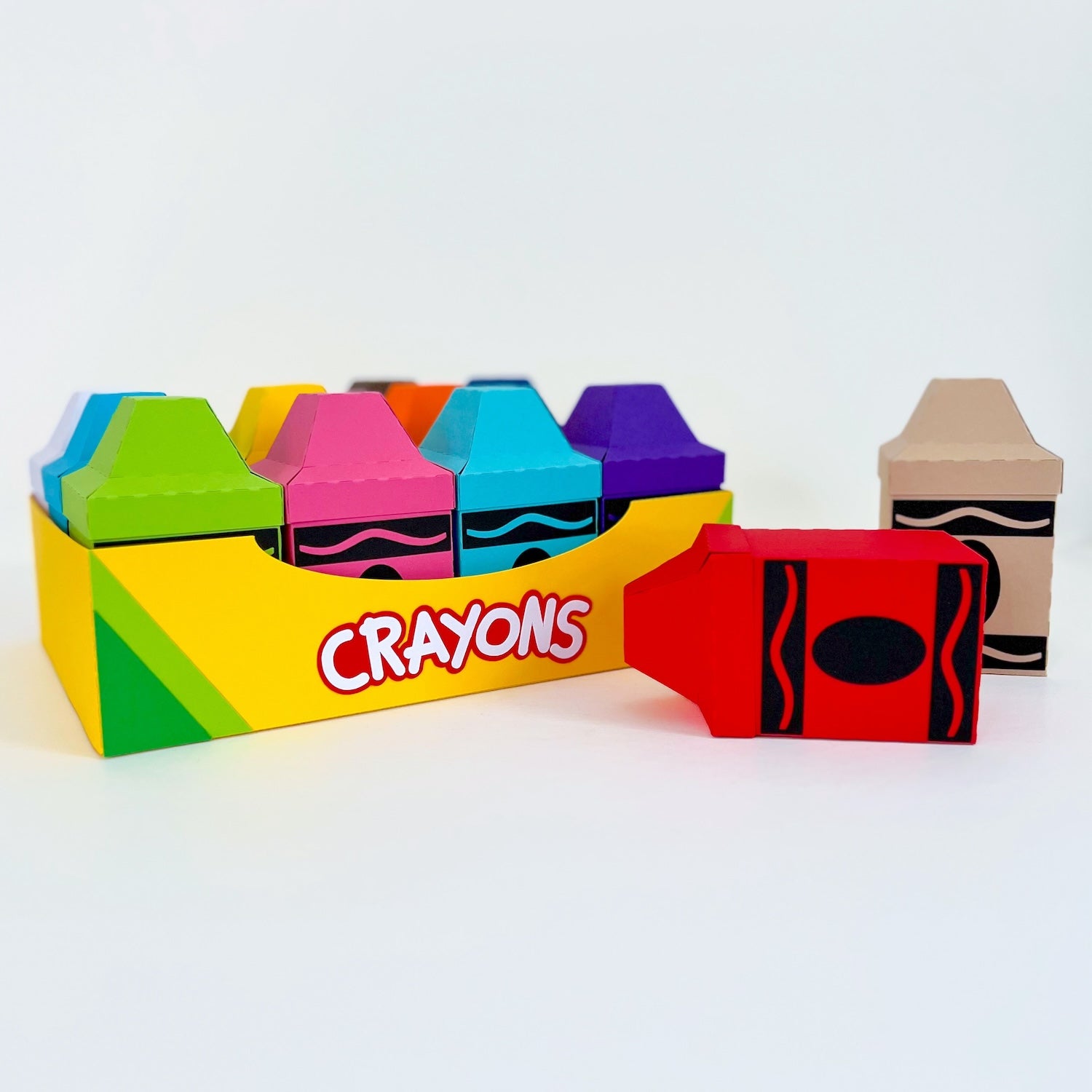 3d crayon box