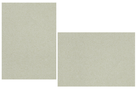 Gray Kraft Flat Cards-Cardstock Warehouse