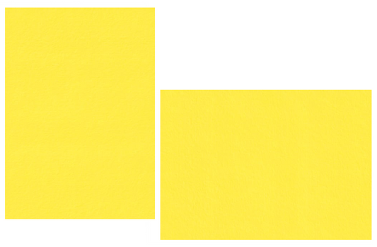 Factory Yellow Flat Panel Cards | Colorplan Cardstock