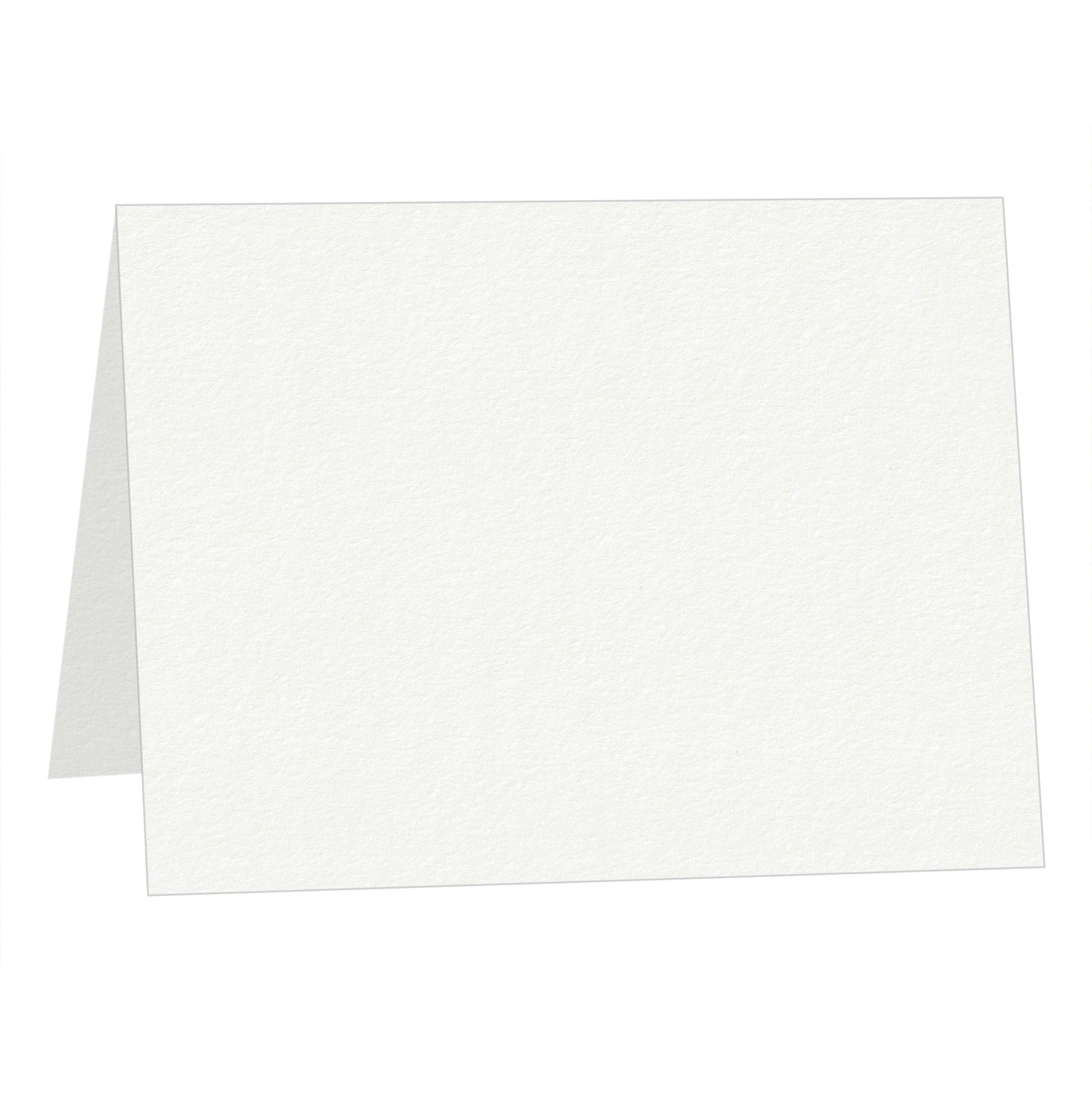 Lettra 100% Cotton Pearl White Cotton Half-Fold Cards-Cardstock Warehouse