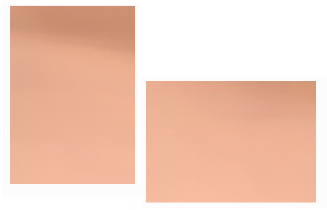 Rose Gold Mirricard Mirror Flat Card-Cardstock Warehouse