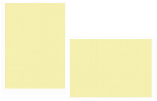 Sorbet Yellow Flat Cards-Cardstock Warehouse