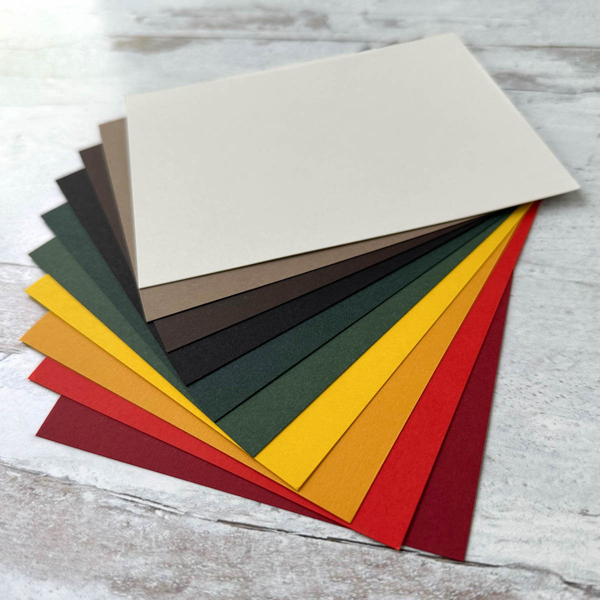 Autumn Flat Card Multipack - 50 Ct-Cardstock Warehouse