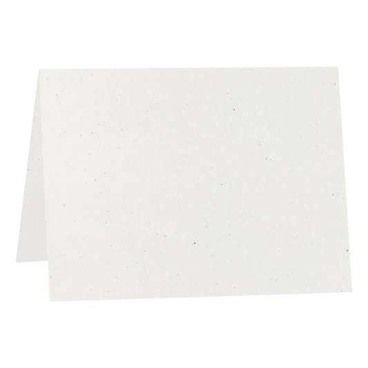 Woodstock Betulla Off White Speckled Folded Place Cards