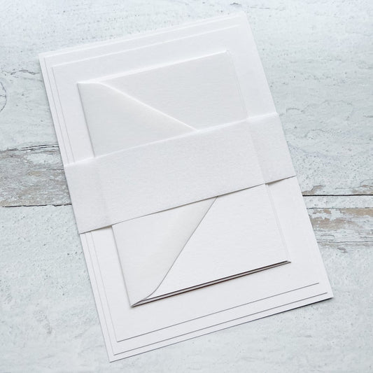 Bianco Parchment Belly Bands-Cardstock Warehouse