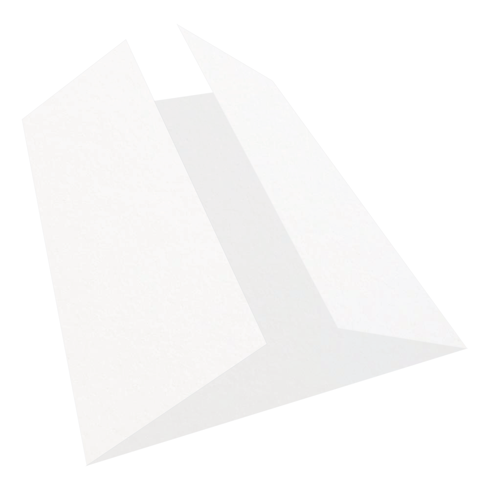 Colorplan Bright White Gate Fold Cards 