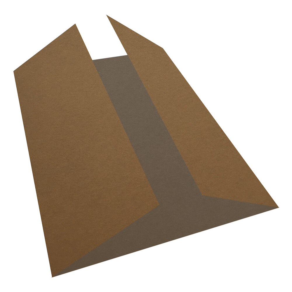 Speckletone Brown Gate Fold Cards