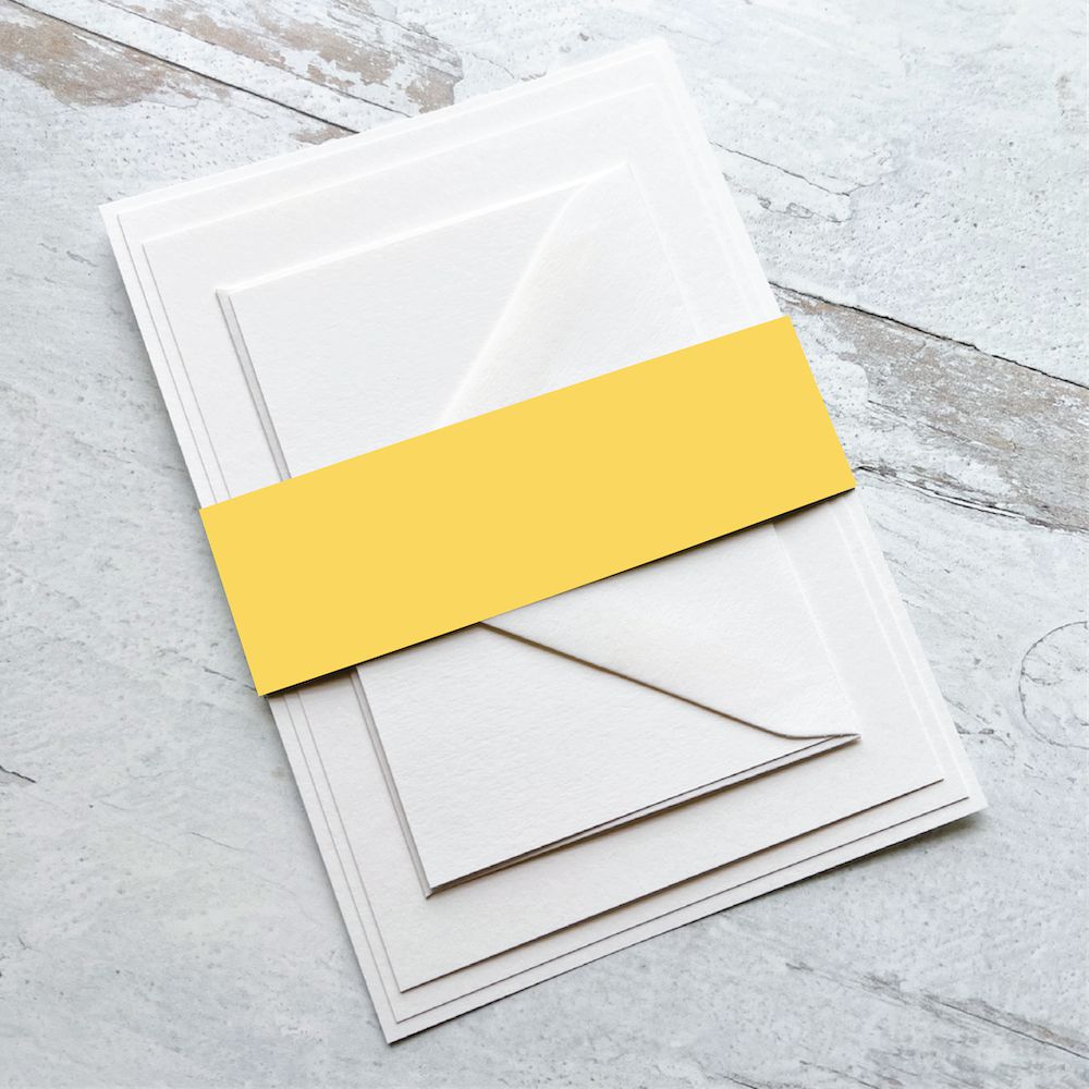 Canary Belly Bands-Cardstock Warehouse