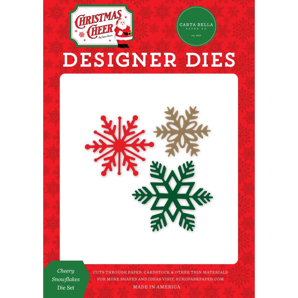 Carta Bella Dies - Cheery Snowflakes