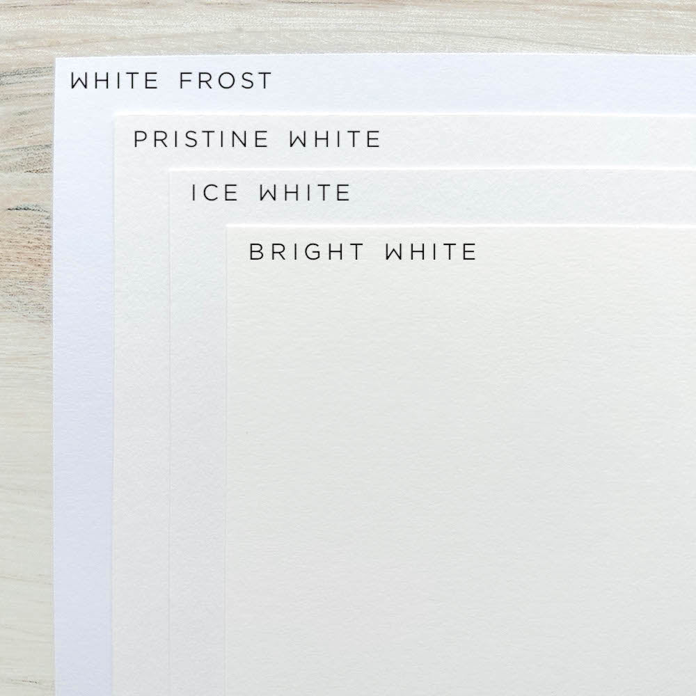 White Cardstock Comparison