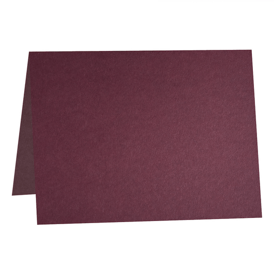 Colorplan Claret  Folded Cards