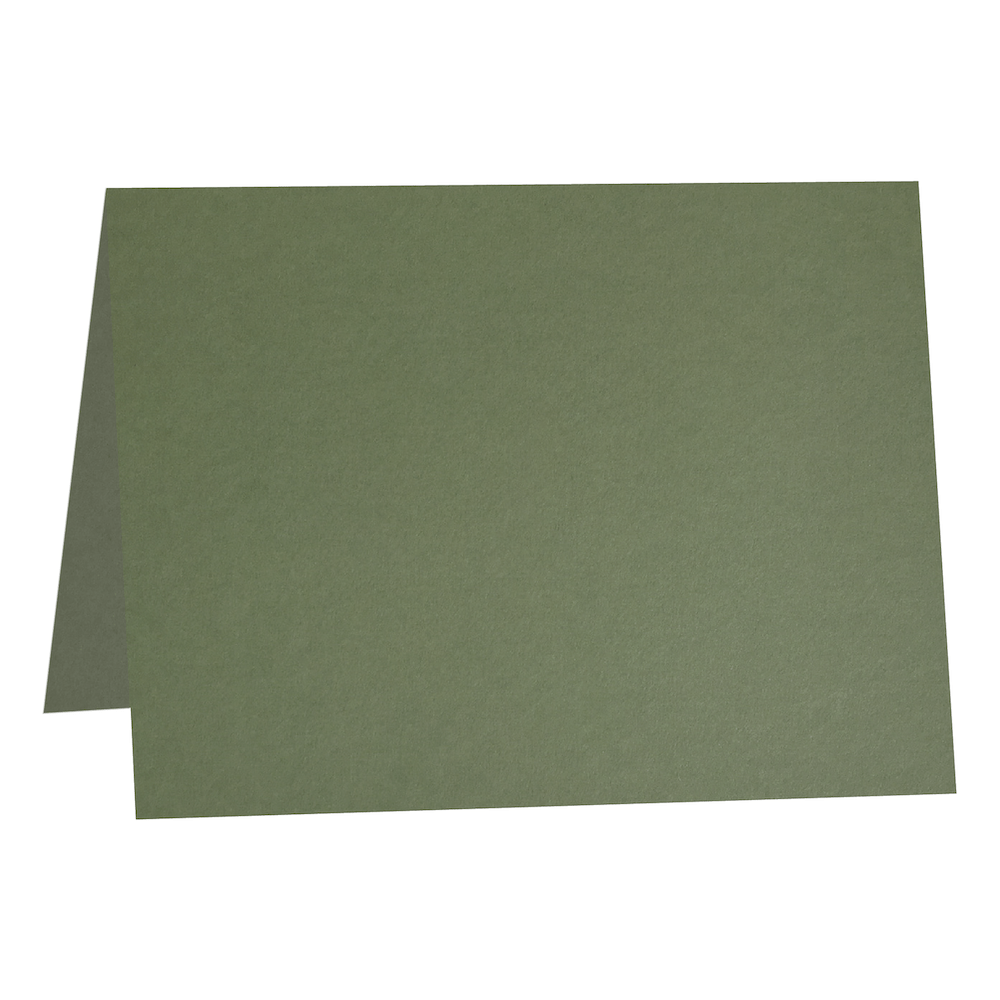 Colorplan Mid-Green  Folded Cards