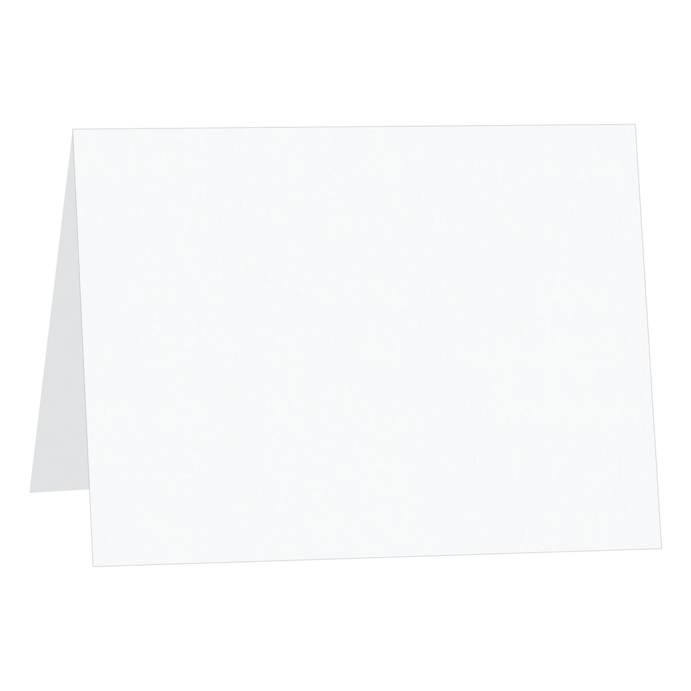 Pristine White Half-Fold Cards-Cardstock Warehouse