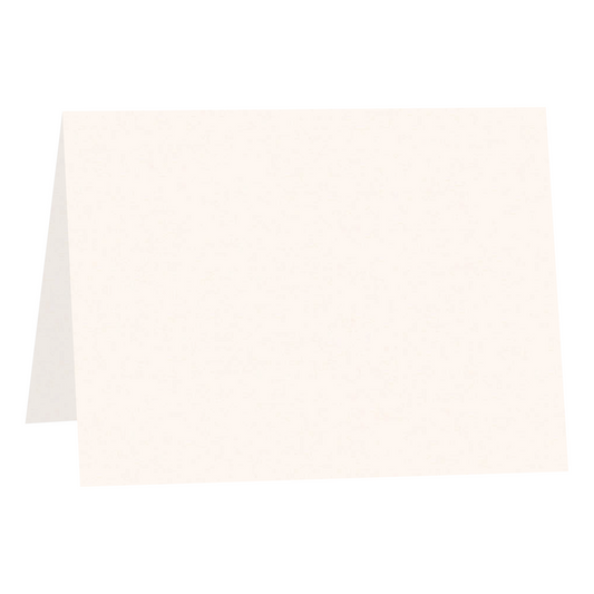 Vellum White Half-Fold Cards-Cardstock Warehouse