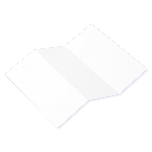 Crystal Tri Fold Card-Cardstock Warehouse