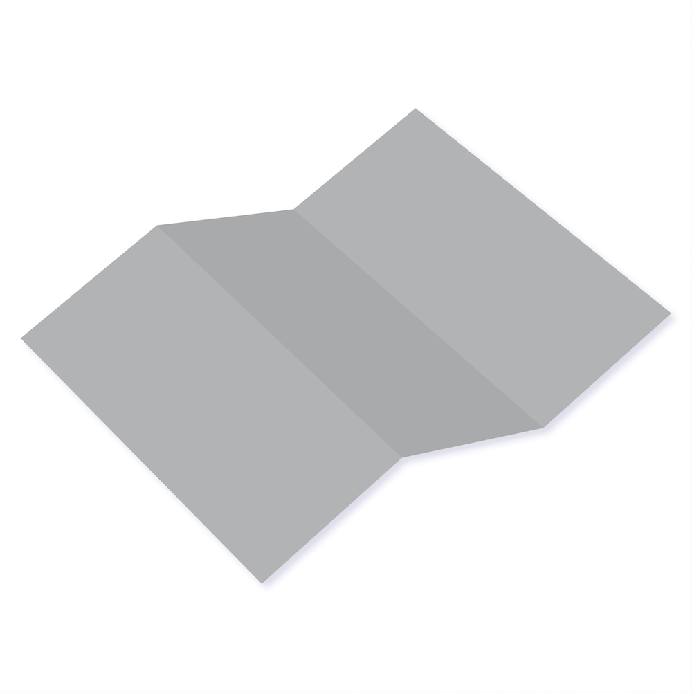 Dove Gray Tri Fold Card-Cardstock Warehouse