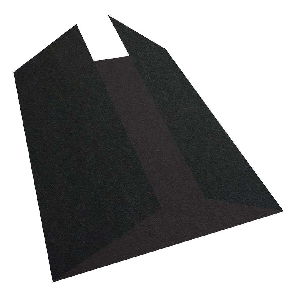 Colorplan Ebony Gate Fold Cards 