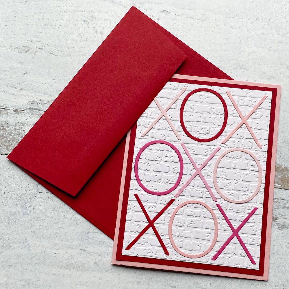 Electric Red Square Flap Envelopes