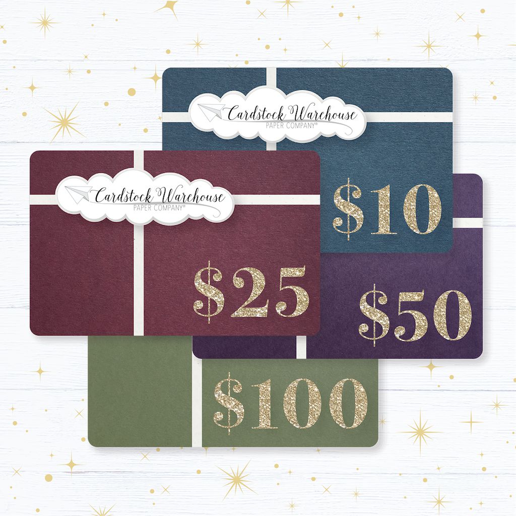 Cardstock Warehouse e-Gift Card Options