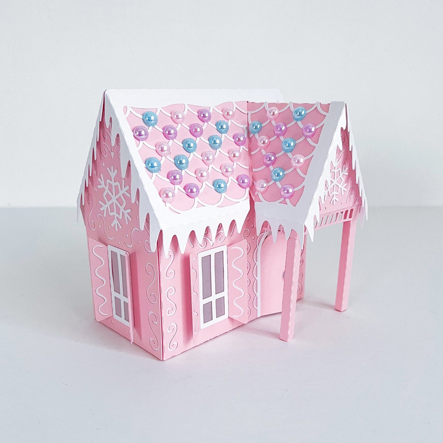 rose quartz gingerbread house